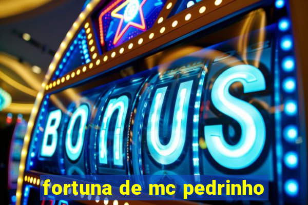 fortuna de mc pedrinho