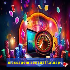 massagem sensual tatuapé