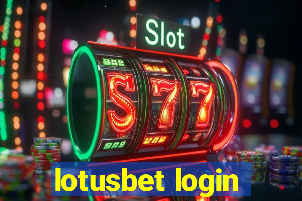 lotusbet login