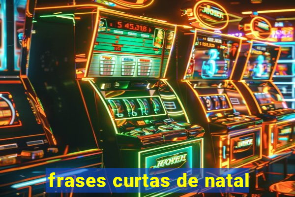 frases curtas de natal