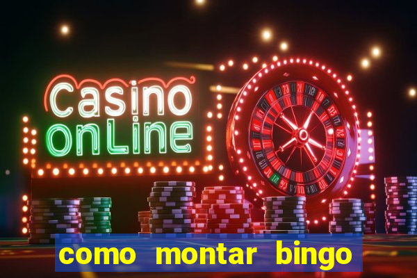 como montar bingo brinquedos toia