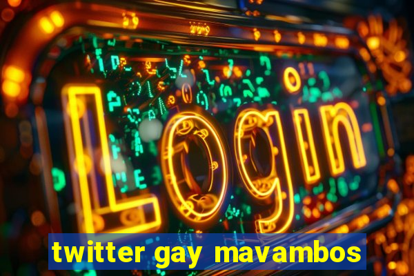 twitter gay mavambos