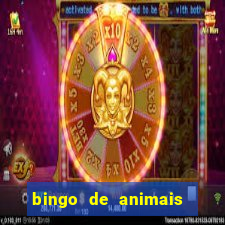 bingo de animais para educa??o infantil